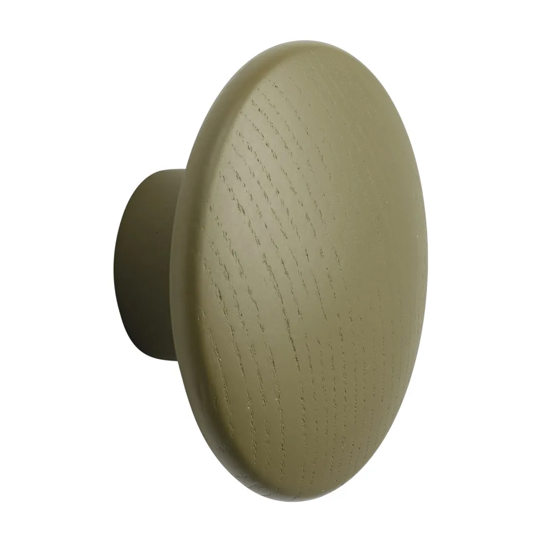 The Dots άγκιστρο ρούχων καφέ πράσινο, Ø6,5 εκ. Muuto