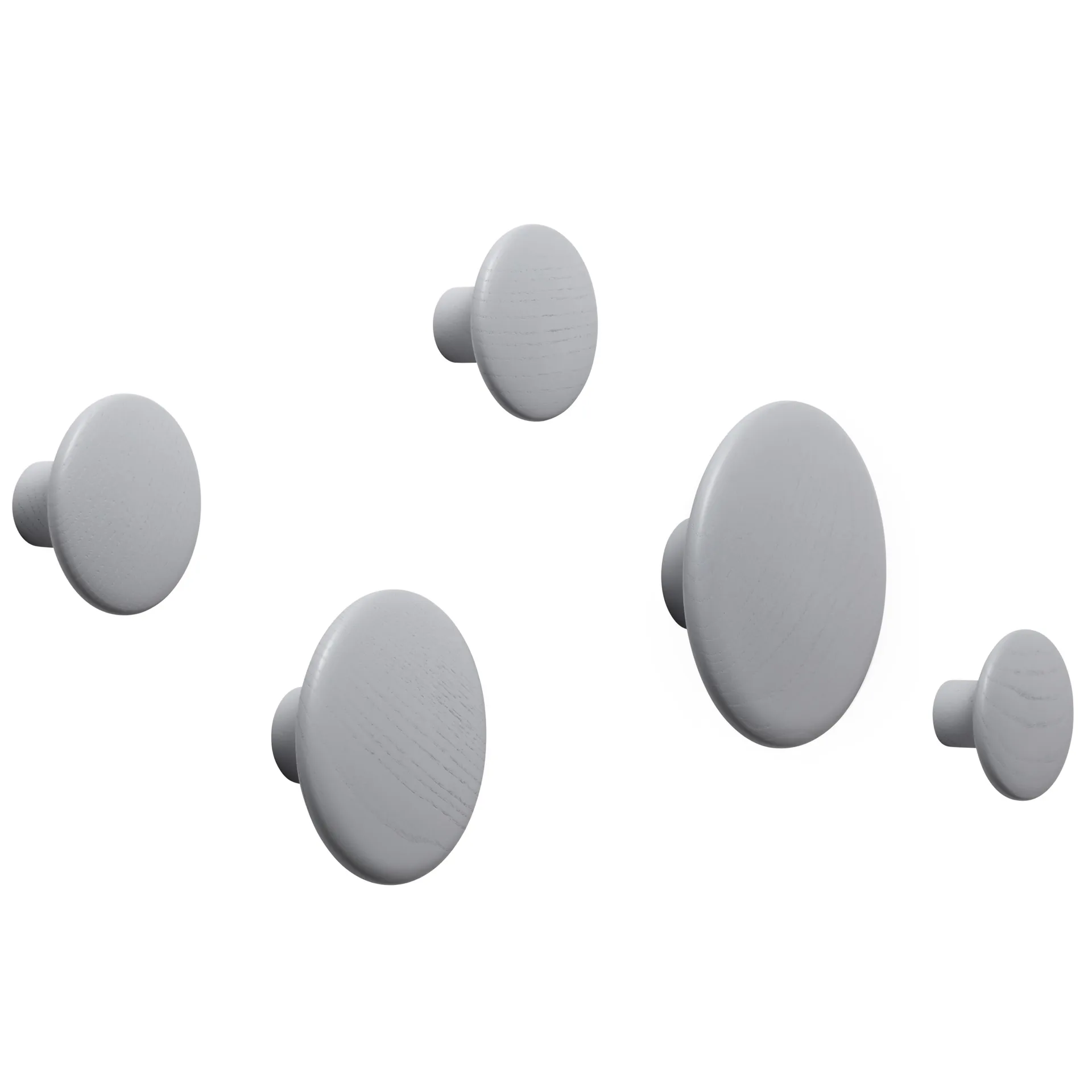 The Dots άγκιστρο ρούχων γκρι, μεσαίο Muuto