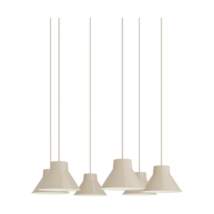 Top Pendant Cluster 6 κρεμαστό φωτιστικό - Sand, Ø21 εκ. - Muuto