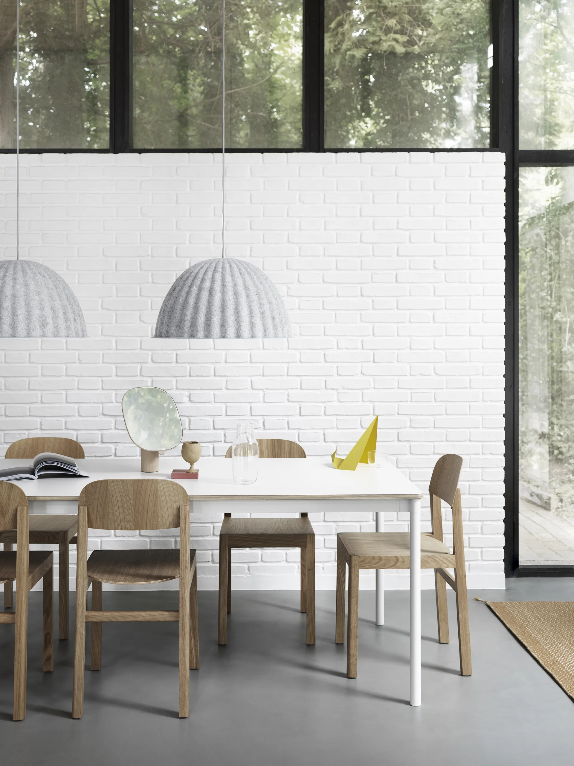 Under The Bell φωτιστικό οροφής O 55 Cm, Dark Green Muuto