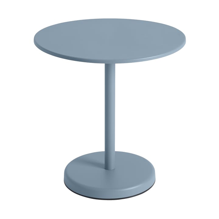 Γραμμικό ατσάλινο τραπέζι καφέ V2 Ø70 εκατοστά Pale blue - undefined - Muuto