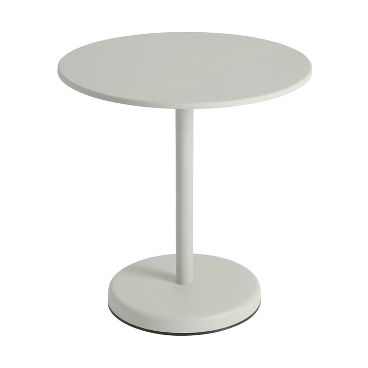 Γραμμικό ατσάλινο τραπέζι καφετέριας V2 Ø70 εκ. Γκρι - undefined - Muuto