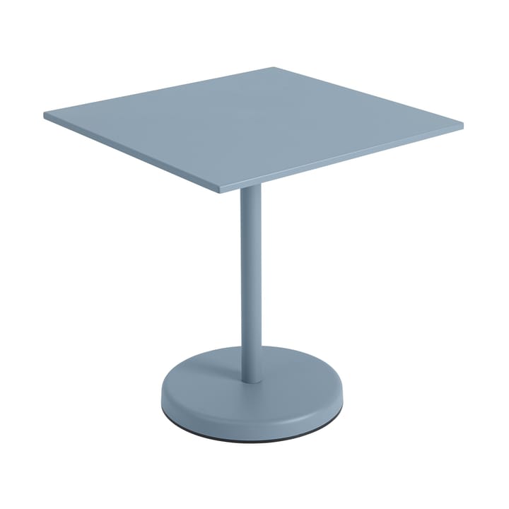 Γραμμικό ατσάλινο τραπέζι καφέ V2 70x70 εκ. Pale blue - undefined - Muuto