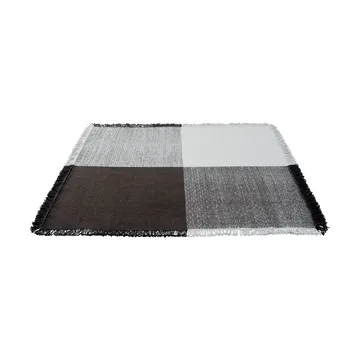 Verso μάλλινο χαλί - Cool grey-σκούρο καφέ, 258x258 εκ. - Muuto