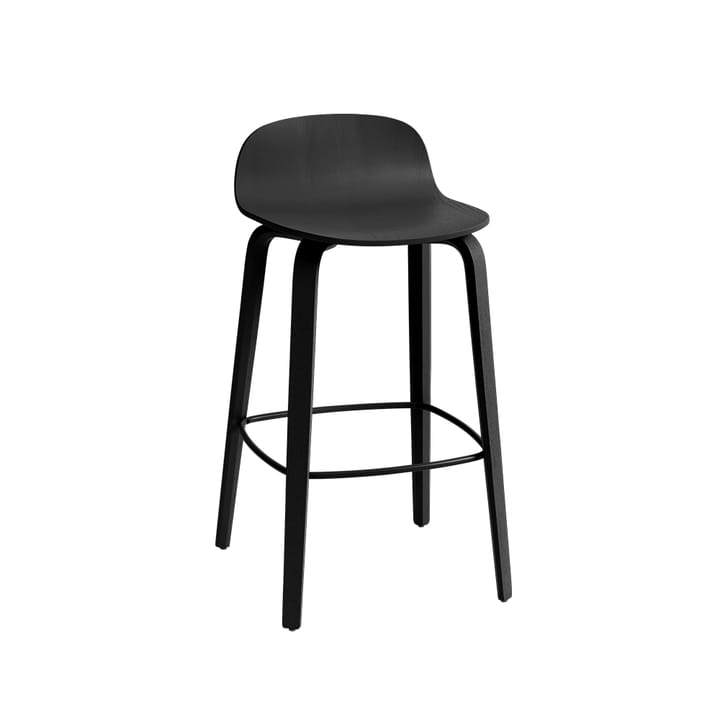 Σκαμπό μπαρ Visu 65 cm - Μαύρο-Μαύρο - Muuto