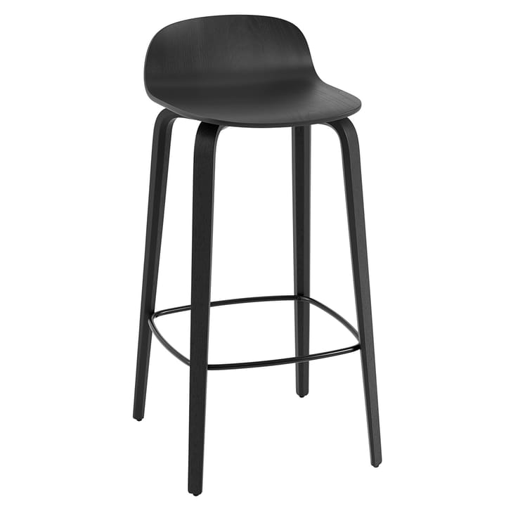 Visu σκαμπό 75 cm, Μαύρο-Μαύρο Muuto