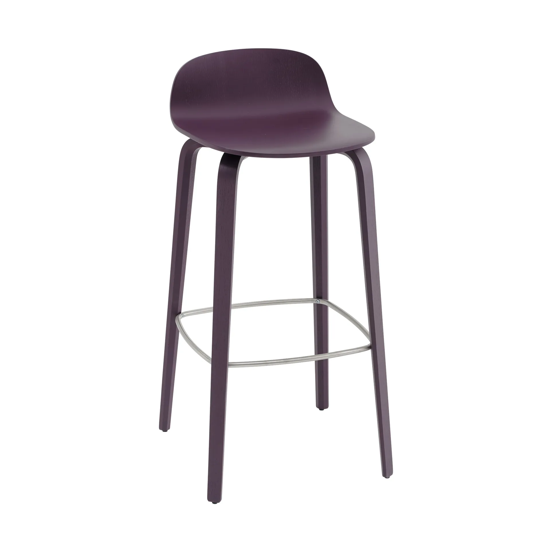 Σκαμπό μπαρ Visu 75 cm, Dark plum Muuto