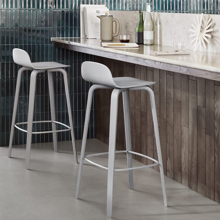 Σκαμπό μπαρ Visu, Oak-oak Muuto