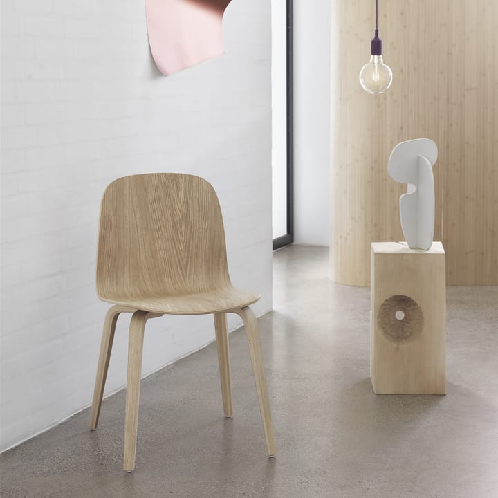 Καρέκλα Visu με ξύλινη βάση, Δρυς Muuto