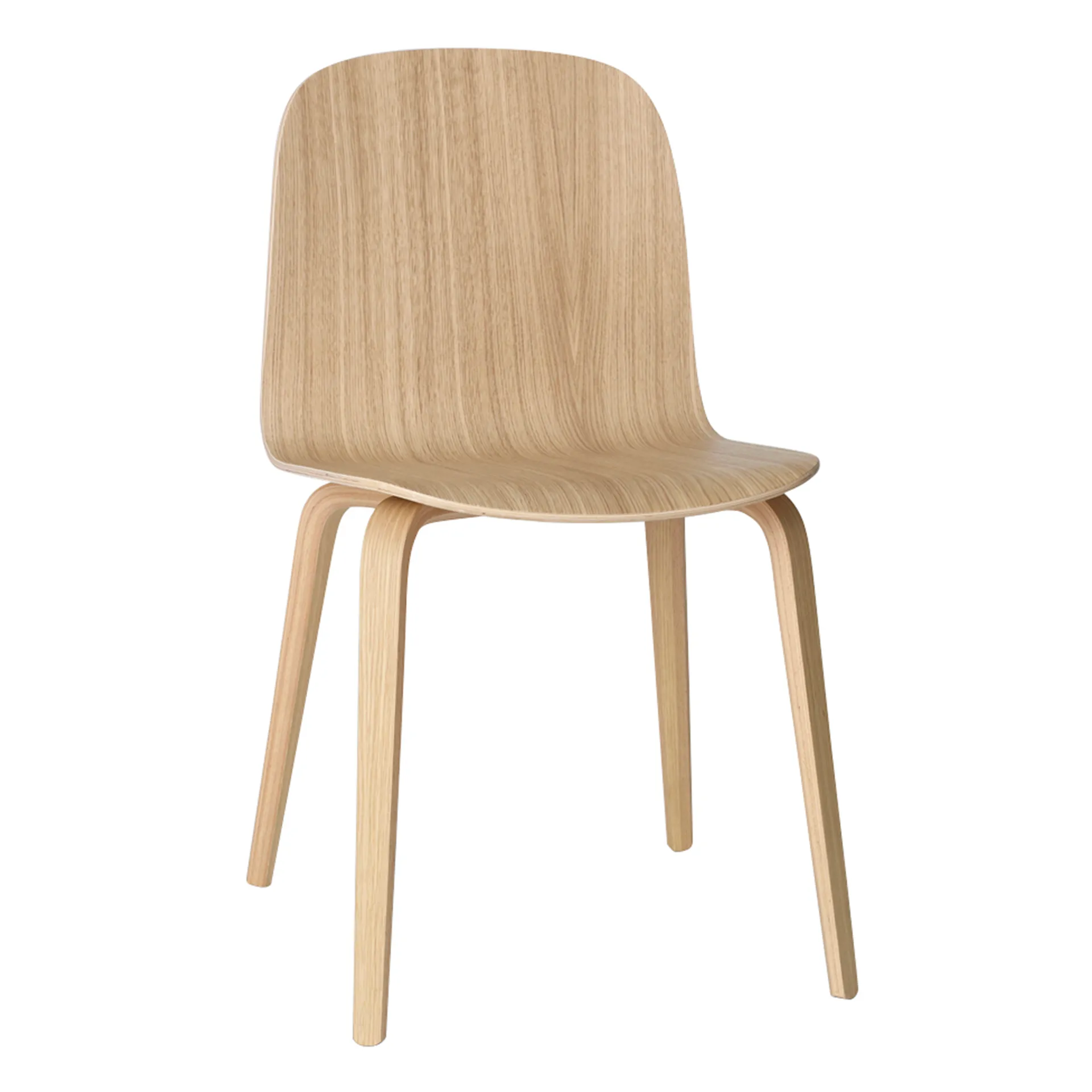 Καρέκλα Visu με ξύλινη βάση, Δρυς Muuto