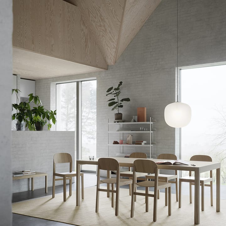 Τραπεζαρία Workshop, Oak veener-Oak 200x92 cm Muuto