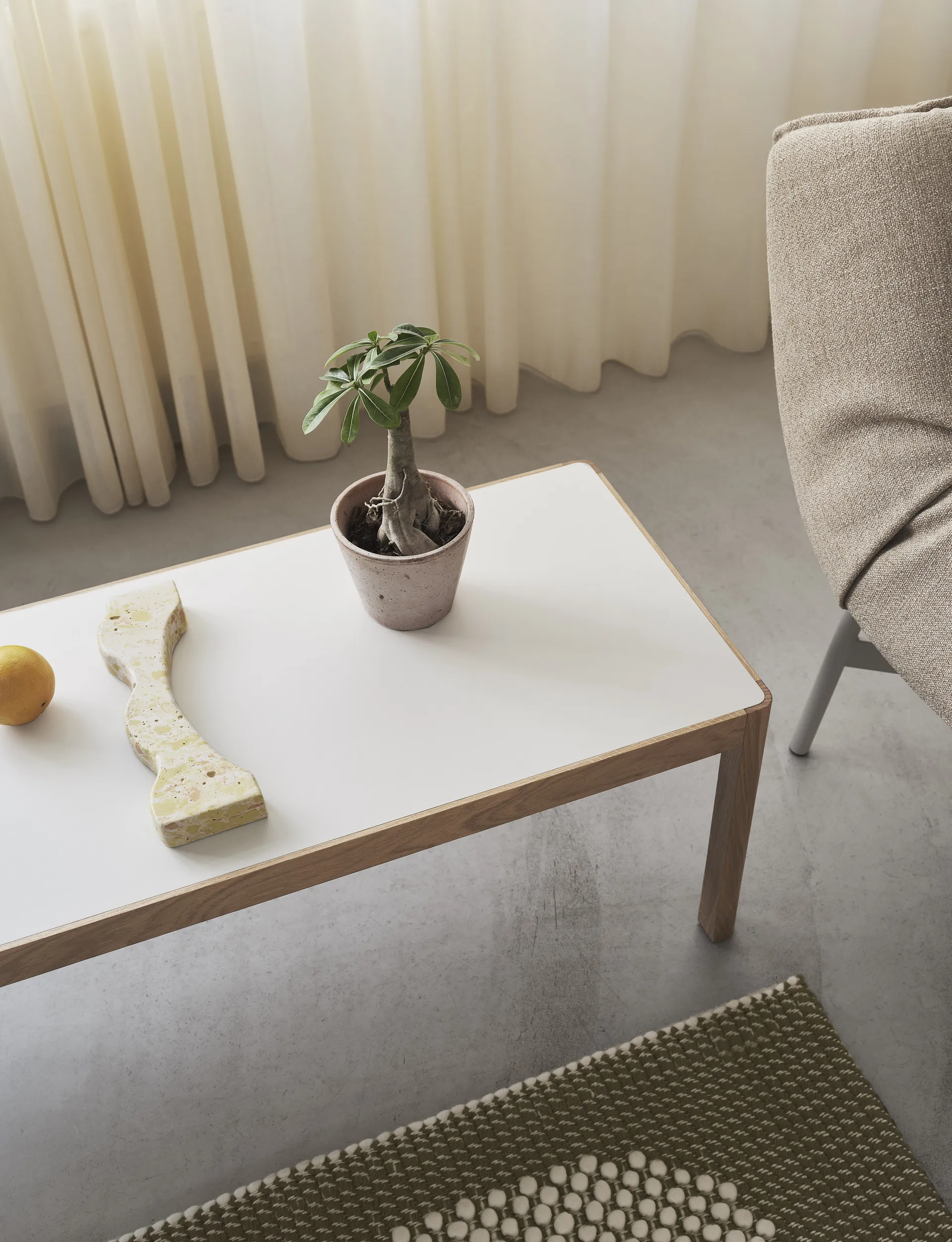 Wrap Lounge Chair, Ecriture 240-γκρι Muuto