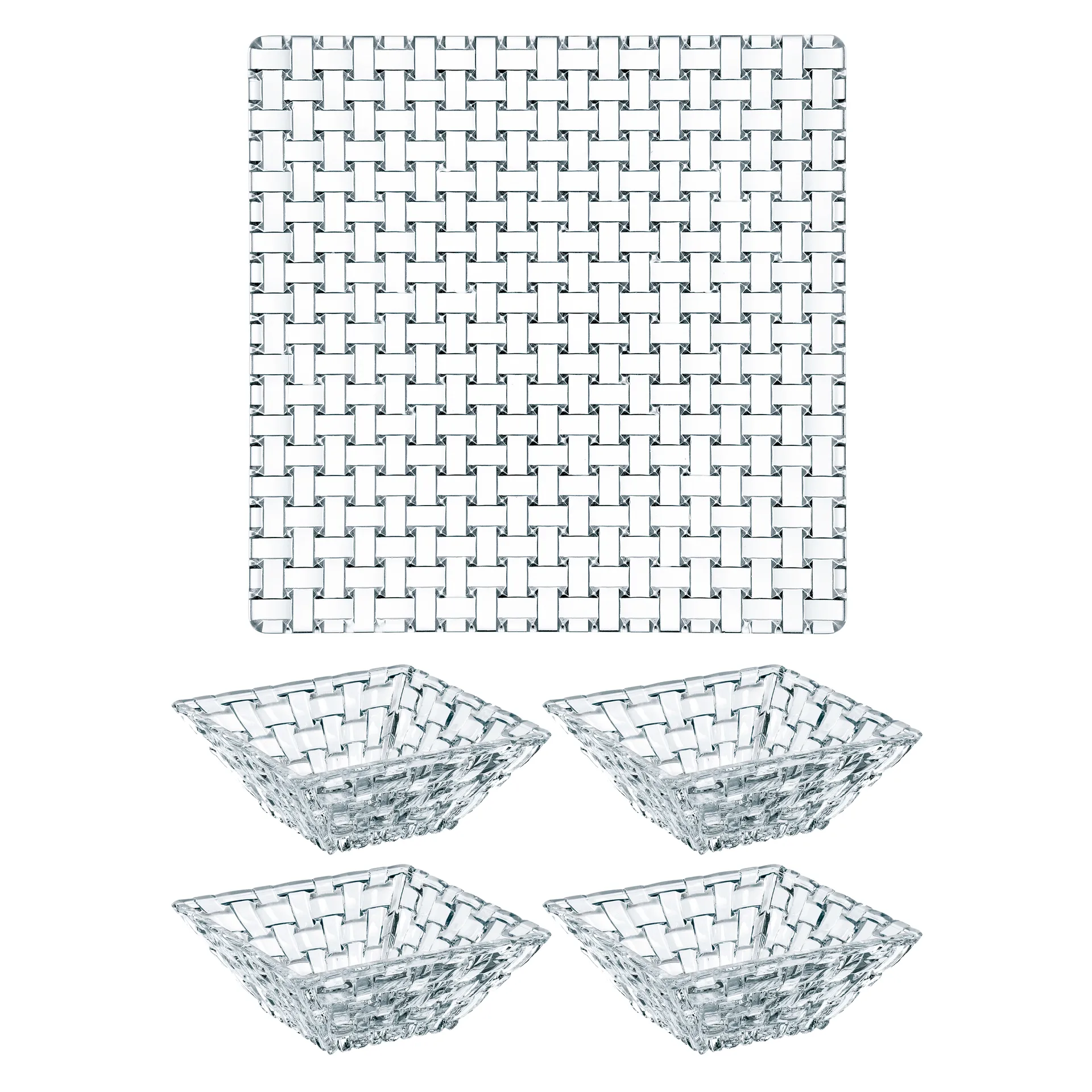 Bossa Nova σετ σερβιρίσματος 5 τεμάχια, διαφανές Nachtmann