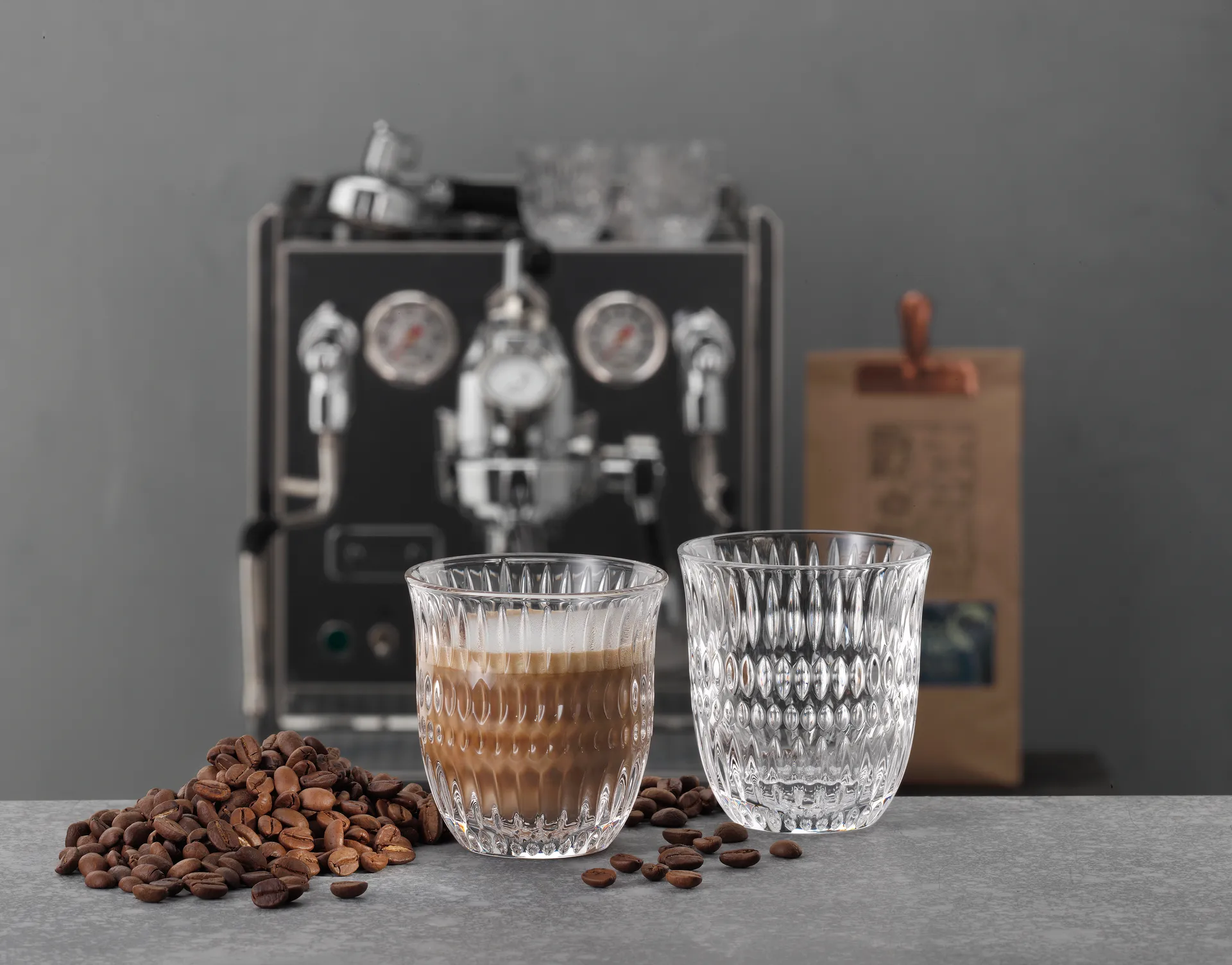 Ποτήρι Ethno Barista Cappucino 23.4 cl 2 τεμάχια, Clear Nachtmann