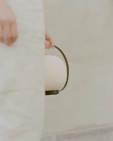 Φανάρι φορητό επιτραπέζιο φωτιστικό 23x18 cm - Μαύρο - New Works