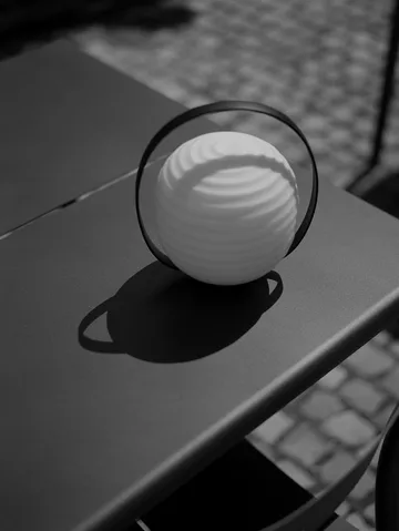 Φανάρι φορητό επιτραπέζιο φωτιστικό 23x18 cm - Μαύρο - New Works