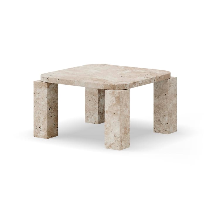 Τραπεζάκι σαλονιού Atlas 60x60 cm, Unfilled Travertine New Works