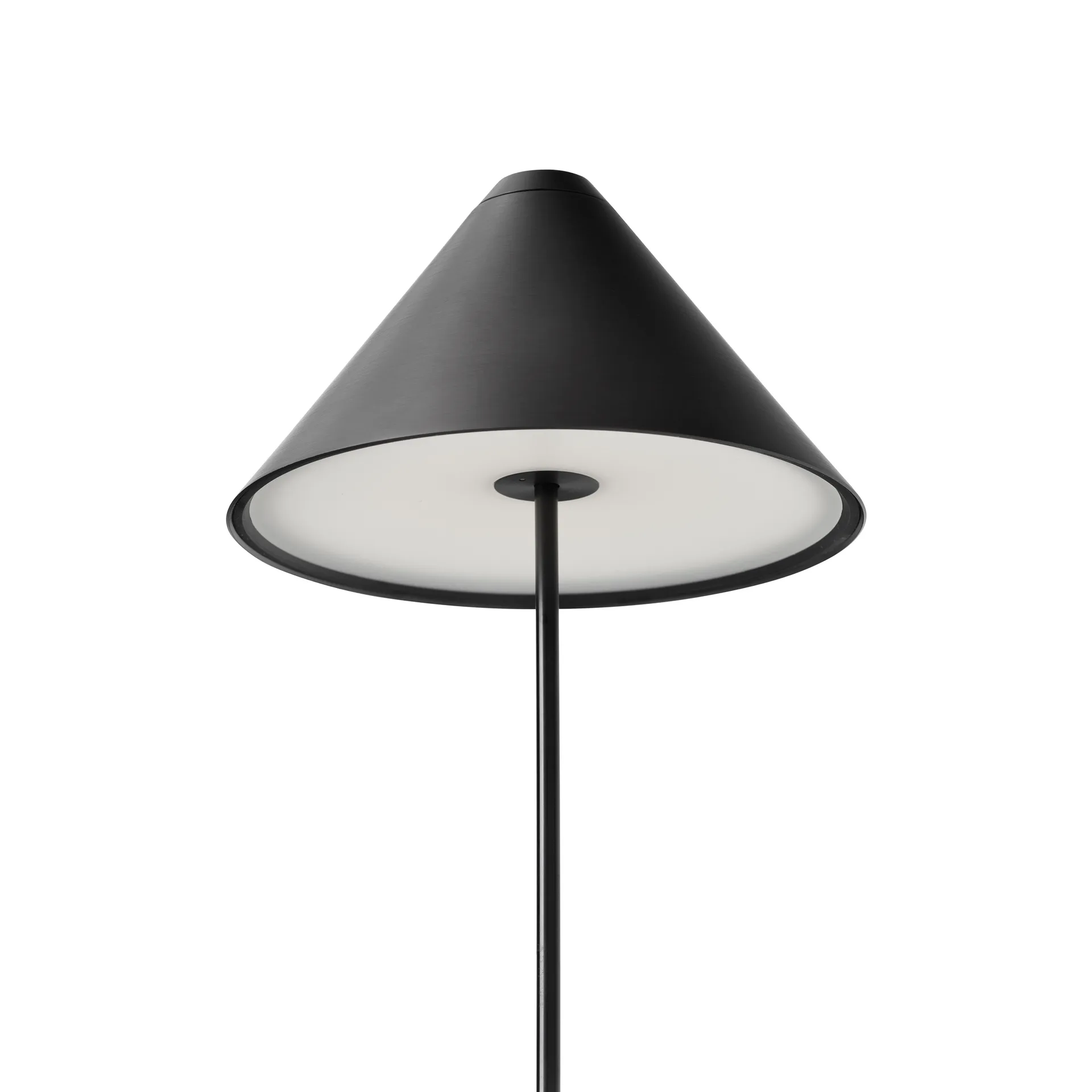 Φορητό επιτραπέζιο φωτιστικό Brolly, Steel black New Works