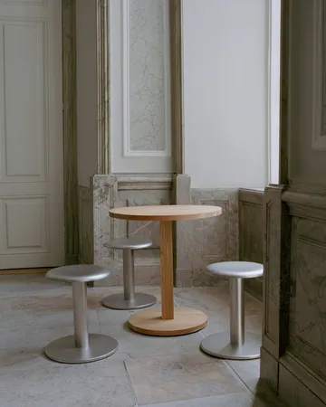 Coupe σκαμπό - Ανοξείδωτο ατσάλι, Ø40x46 εκ. - New Works