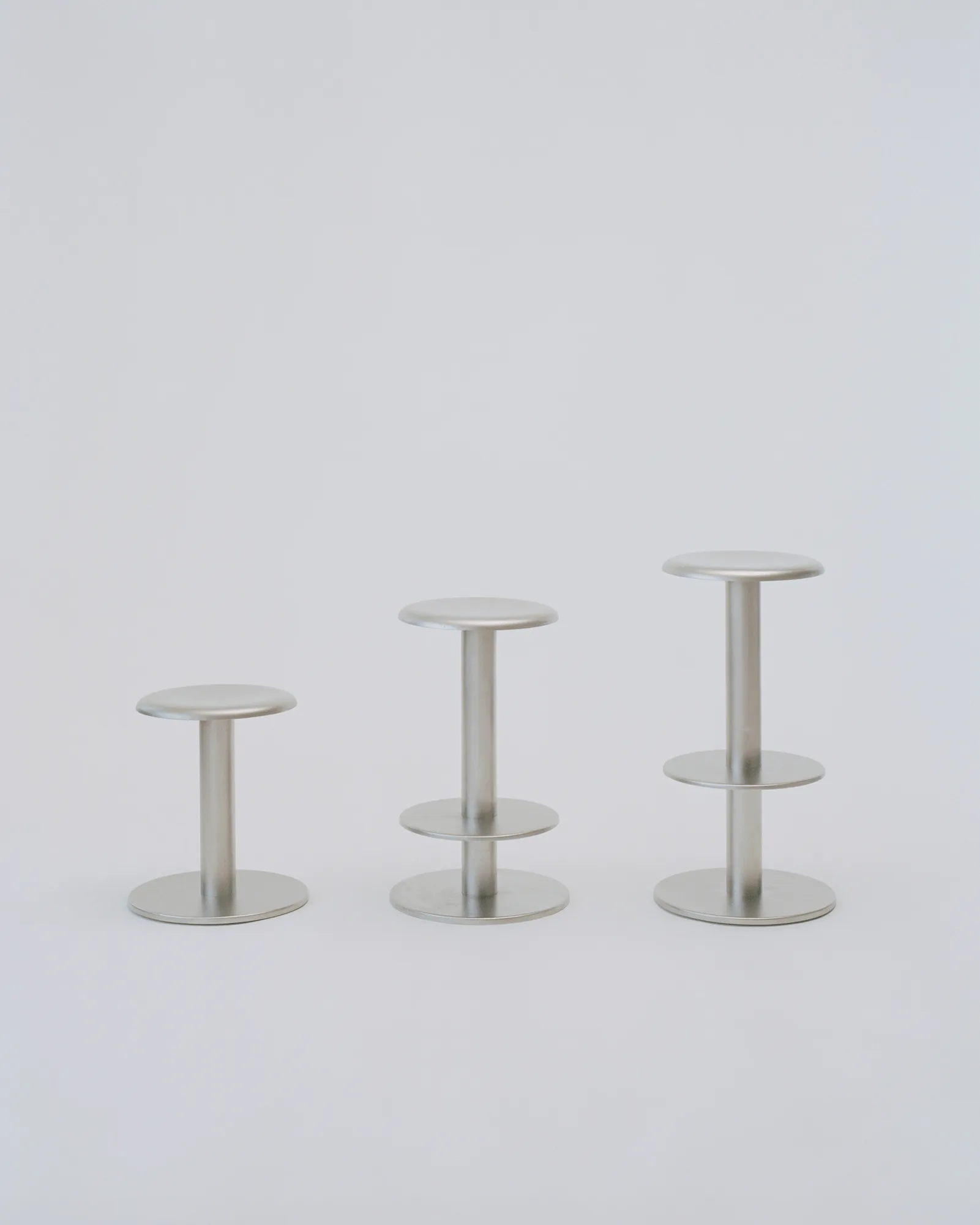 Coupe σκαμπό, Ανοξείδωτο ατσάλι, Ø40x46 εκ. New Works