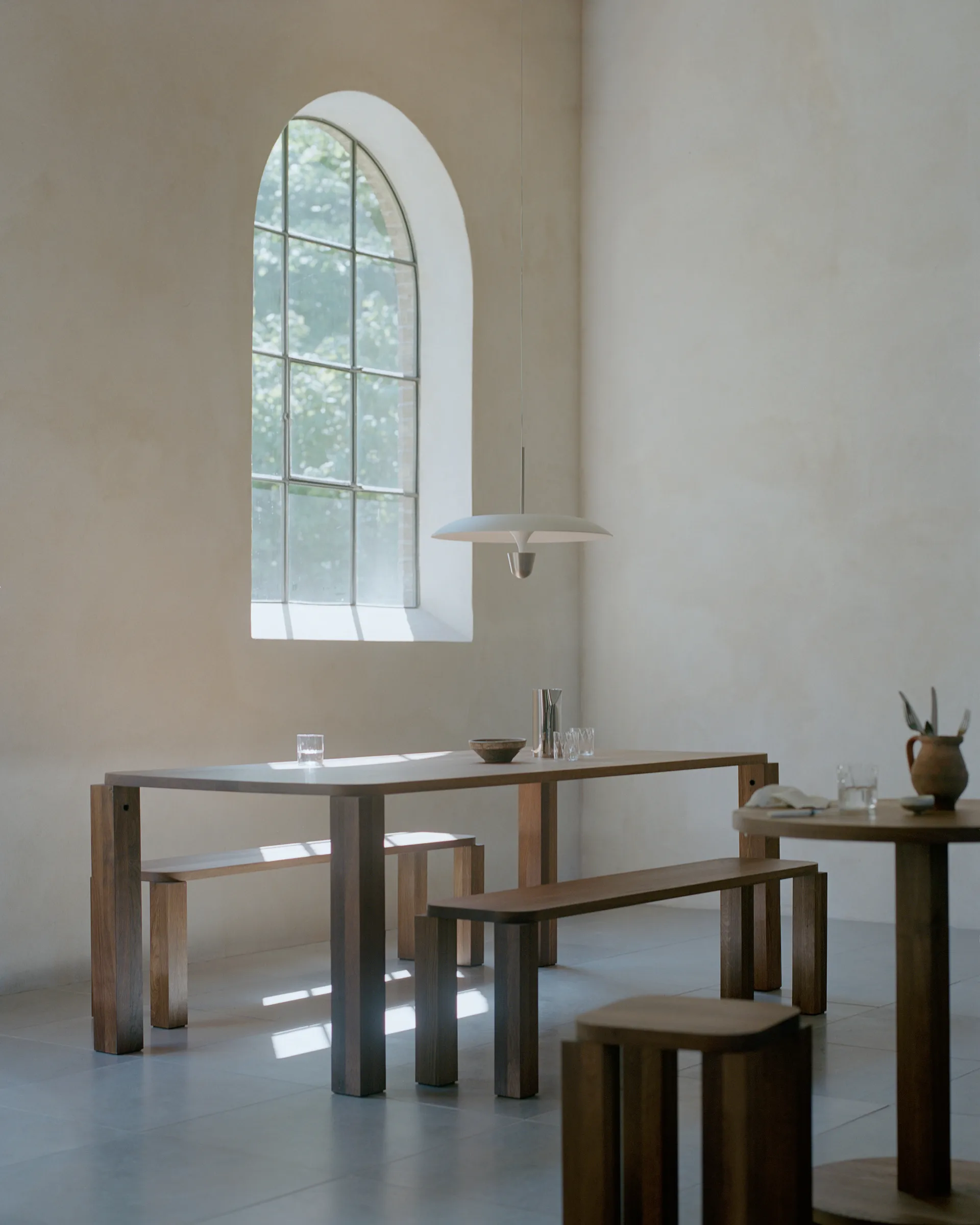 Kantarell φωτιστικό οροφής Ø55 εκ., Nickel Plated New Works