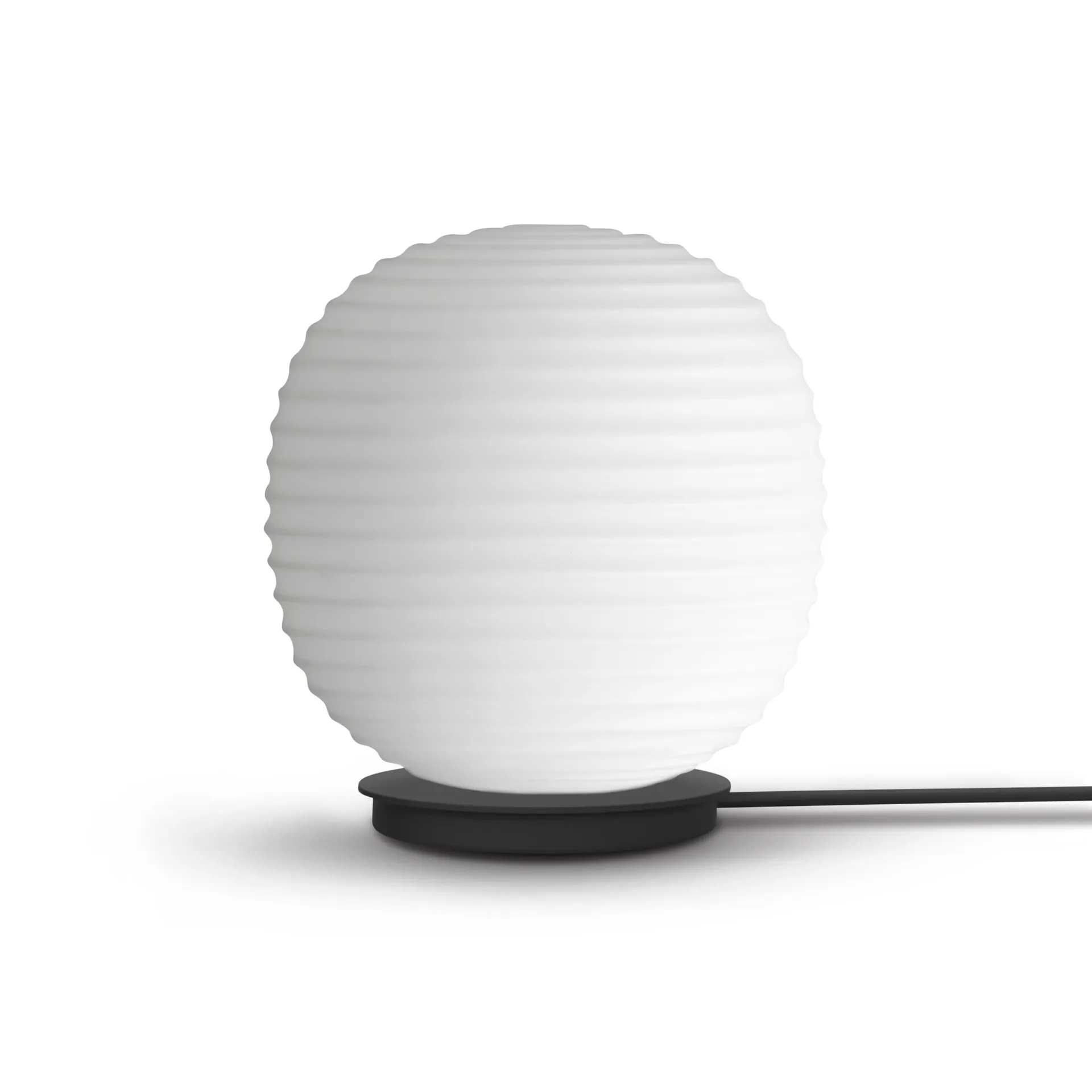 Lantern Globe επιτραπέζιο φωτιστικό μικρό, Παγωμένο λευκό οπαλίνα New Works