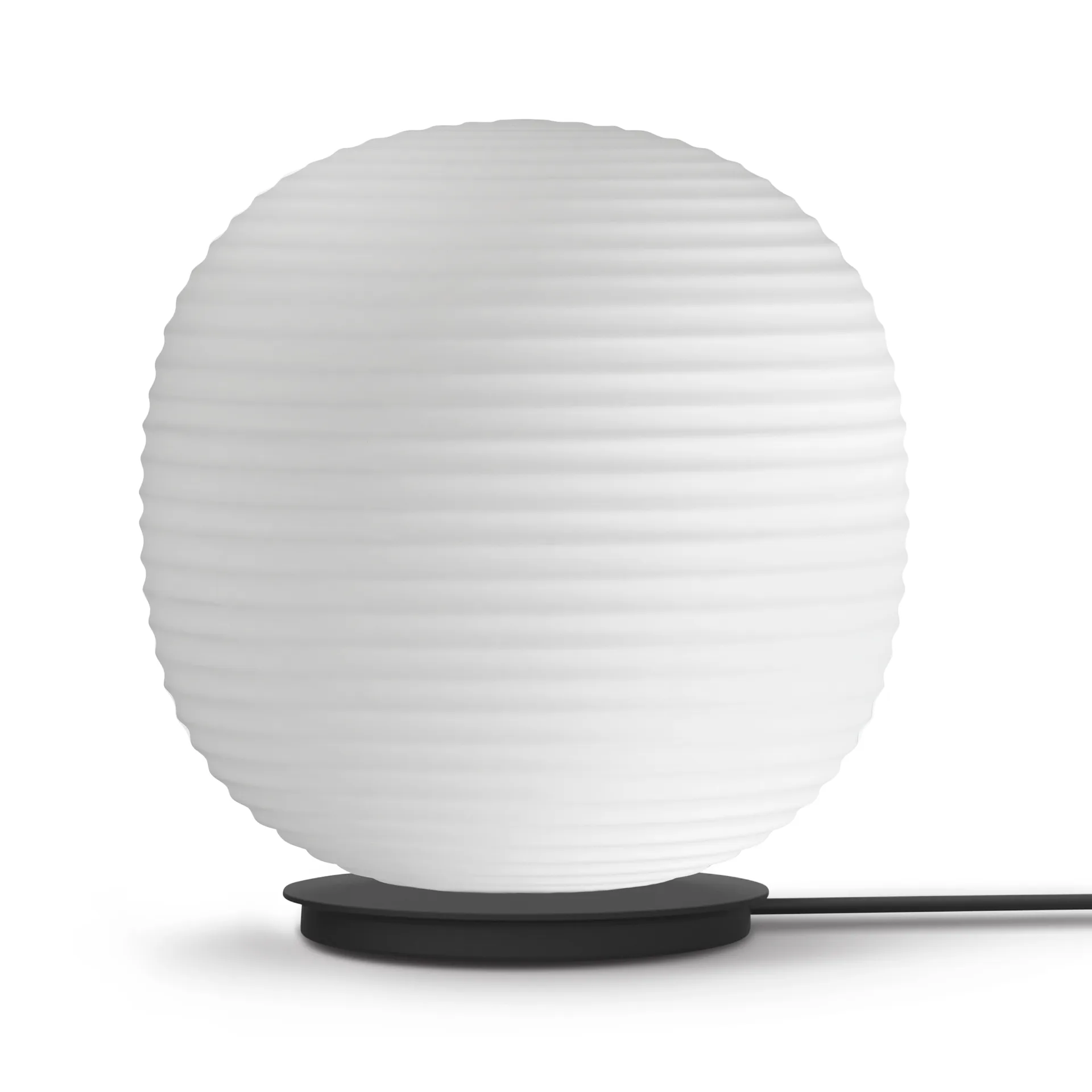 Lantern Globe φωτιστικό δαπέδου μεγάλο, Παγωμένο λευκό οπαλίνα New Works