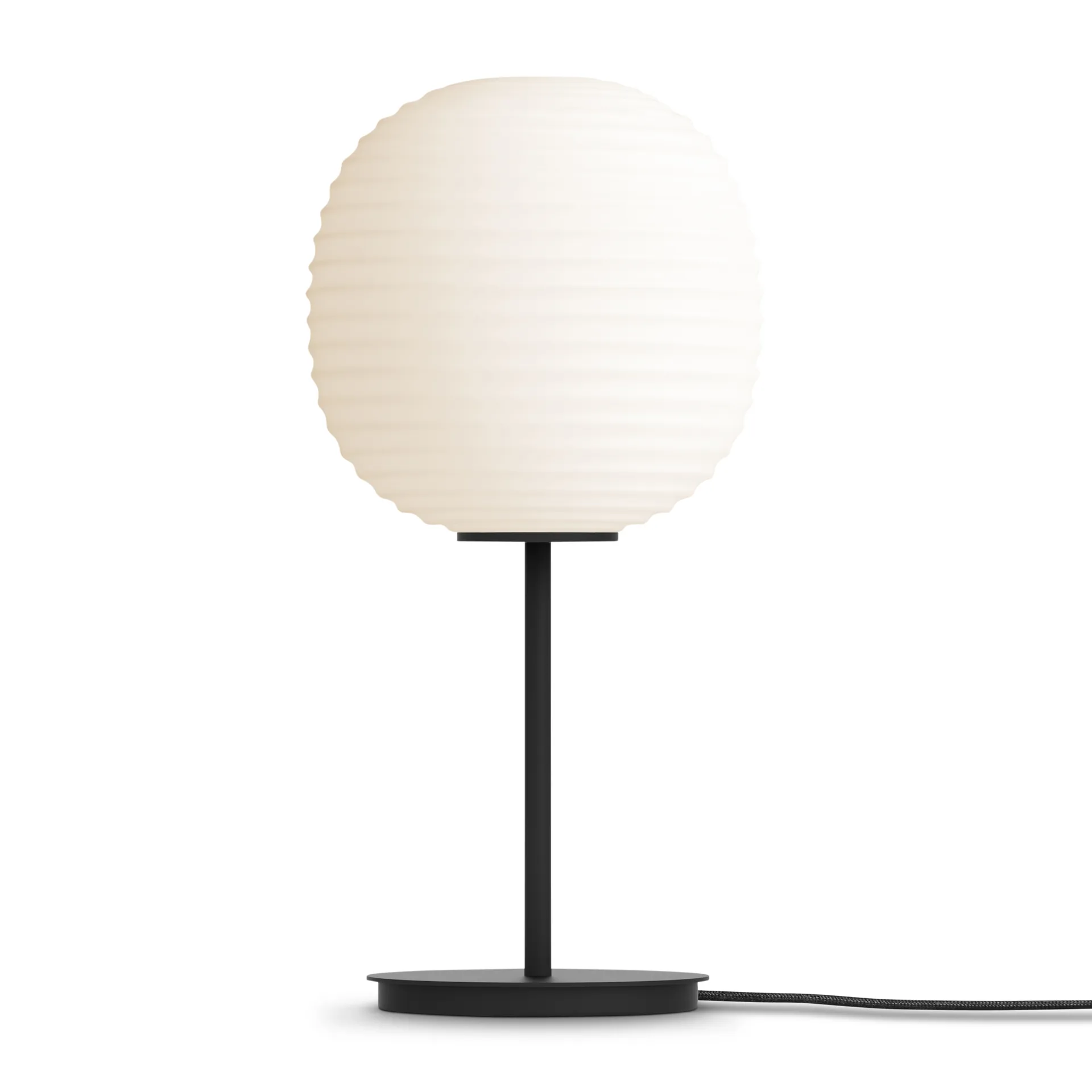 Lantern επιτραπέζιο φωτιστικό μικρό, Παγωμένο λευκό οπαλίνα New Works