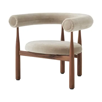 Καρέκλα lounge Bukowski - Walnut, Rest 23 - New Works