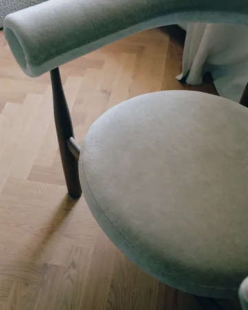 Καρέκλα lounge Bukowski - Walnut, Rest 23 - New Works