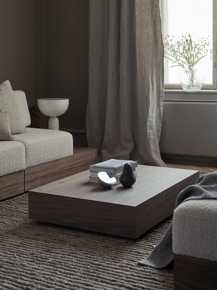 Mass Wide τραπεζάκι σαλονιού, walnut New Works