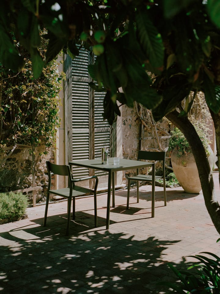 May Tables Outdoor τραπέζι 85x85 cm, Dark Green New Works