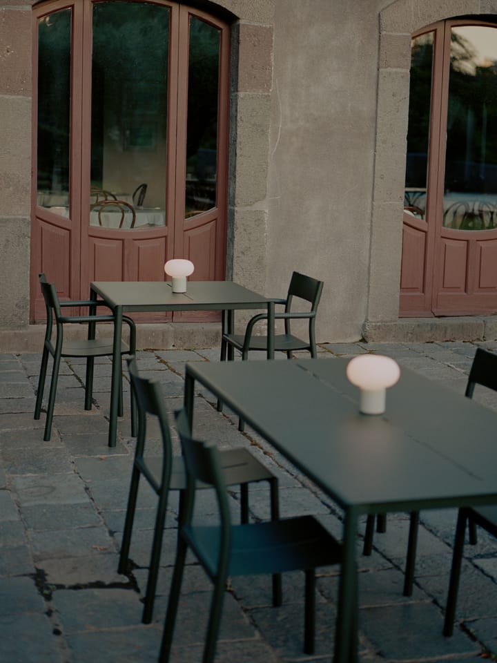 May Tables Outdoor τραπέζι 85x85 cm, Dark Green New Works