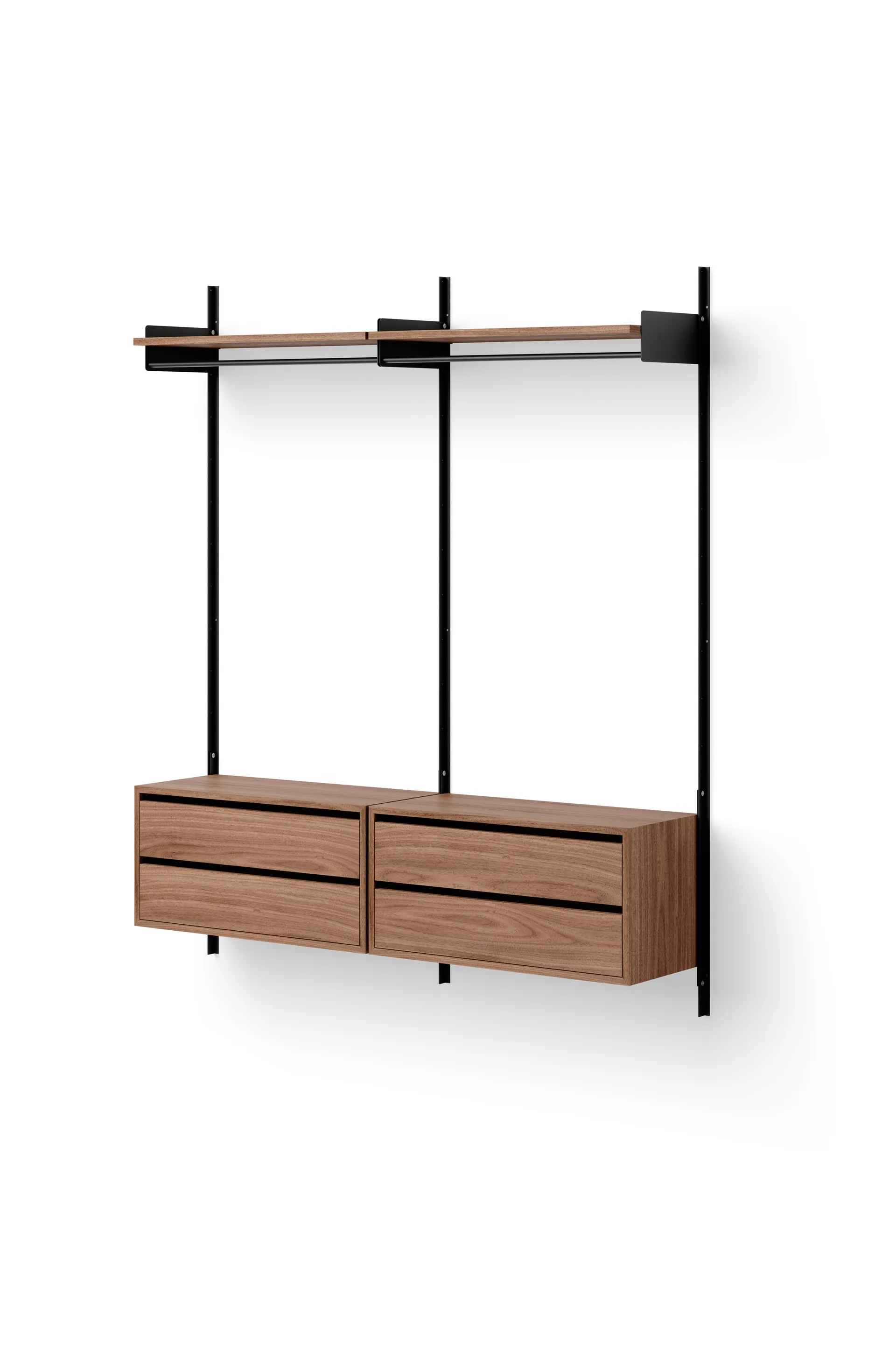 New Works τμήμα κουτιού 79x35 cm, Καρύδι New Works