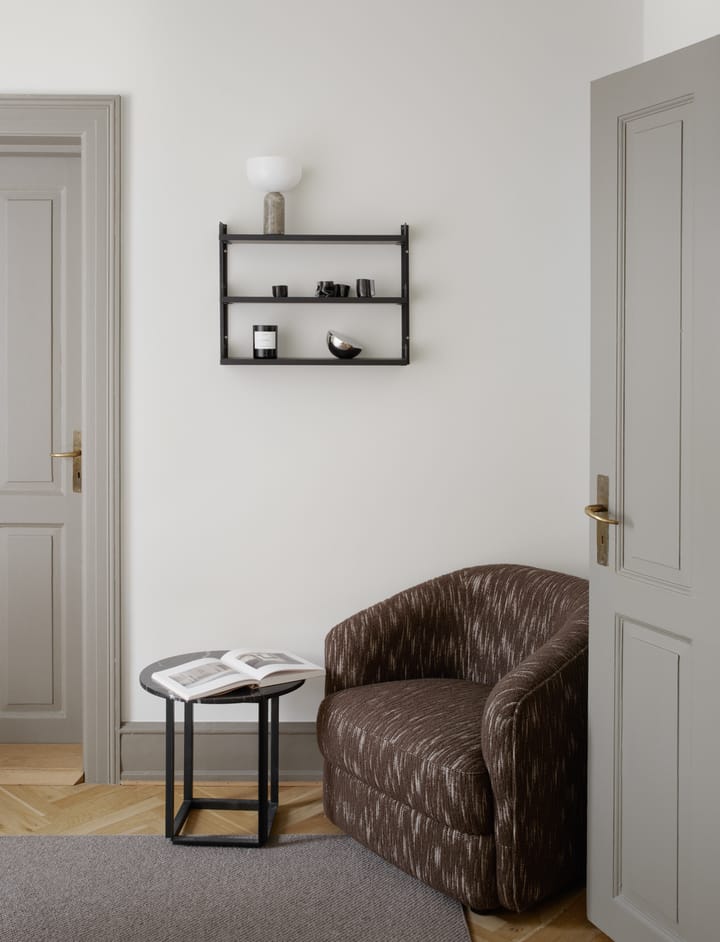 New Works Tea Shelf ράφι τοίχου 46x62,5 εκ, Μαύρη τέφρα New Works