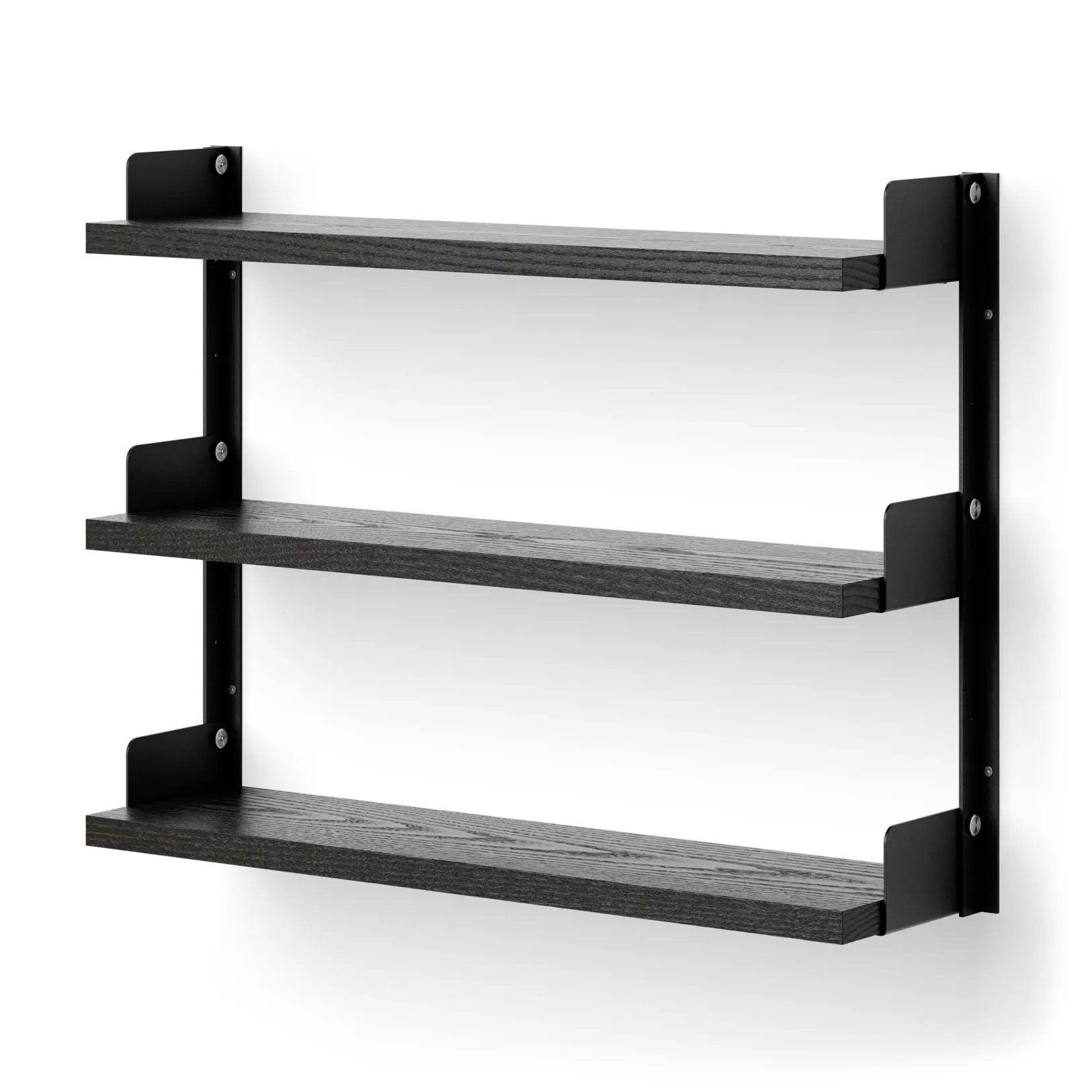 New Works Tea Shelf ράφι τοίχου 46x62,5 εκ, Μαύρη τέφρα New Works
