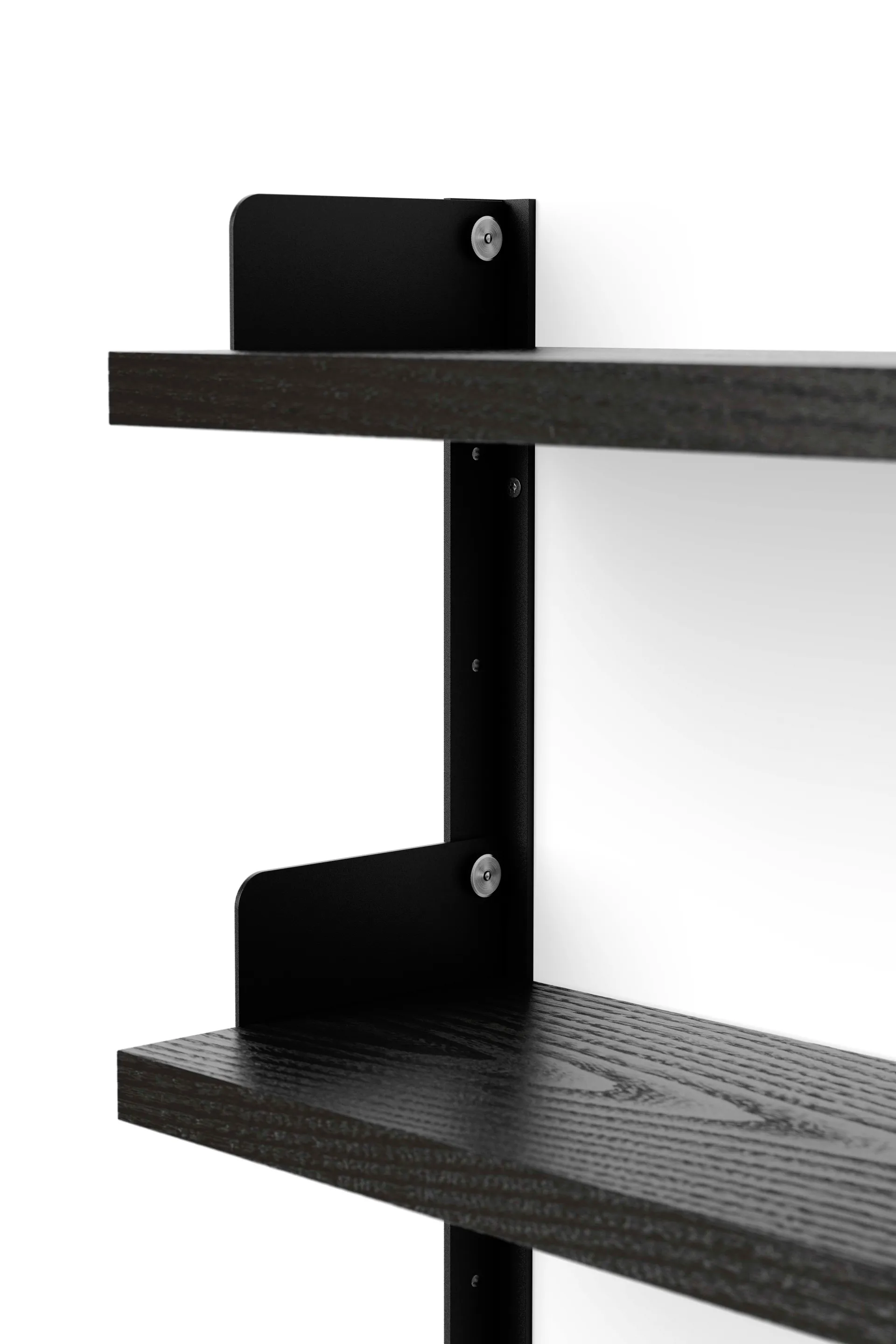New Works Tea Shelf ράφι τοίχου 46x62,5 εκ, Μαύρη τέφρα New Works