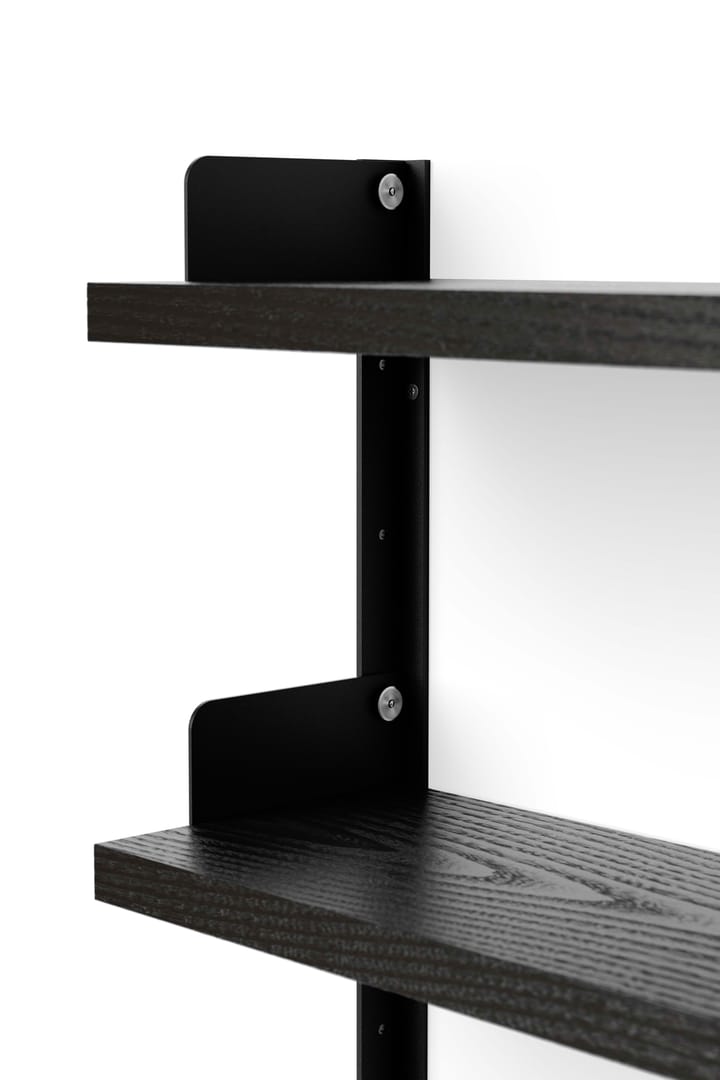 New Works Tea Shelf ράφι τοίχου 46x62,5 εκ, Μαύρη τέφρα New Works