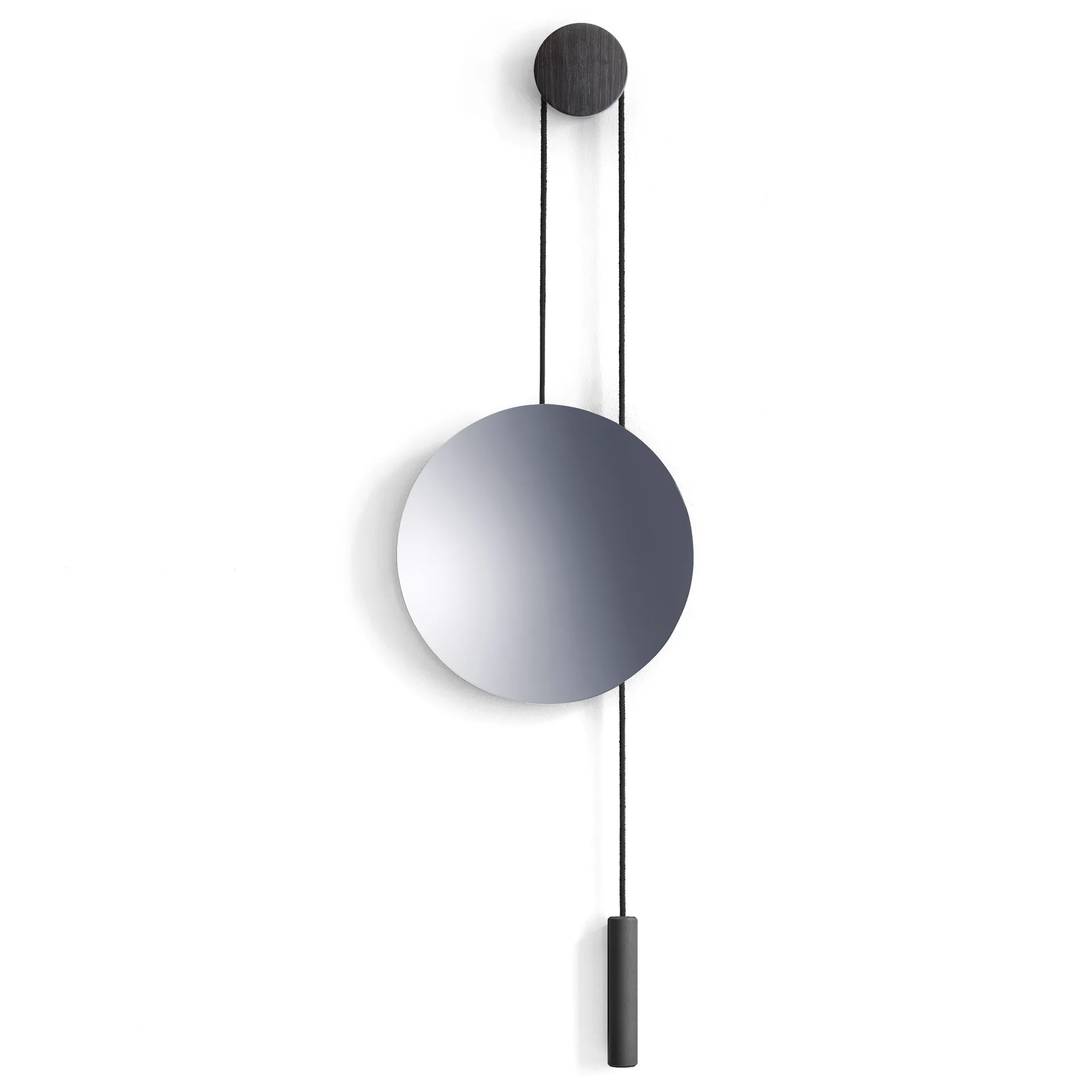 Rise and Shine καθρέφτης, Καμένη δρυς-ατσάλινο βαρίδι New Works