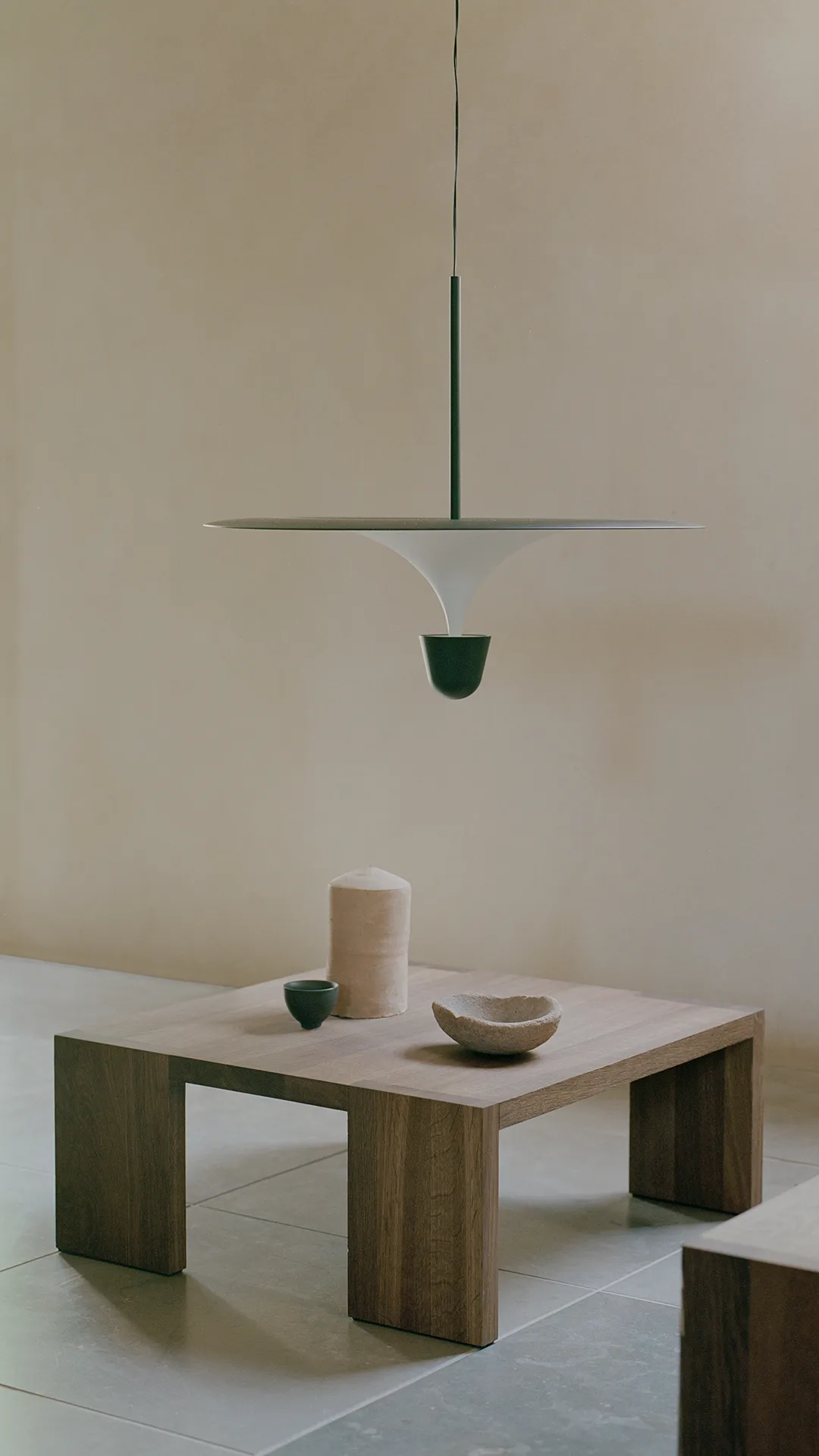 Tennon τραπέζι σαλονιού, Fumed Oak, 61x43 cm New Works