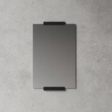Nichba επιτοίχιος καθρέφτης - Μαύρο, 70x50 εκ. - Nichba