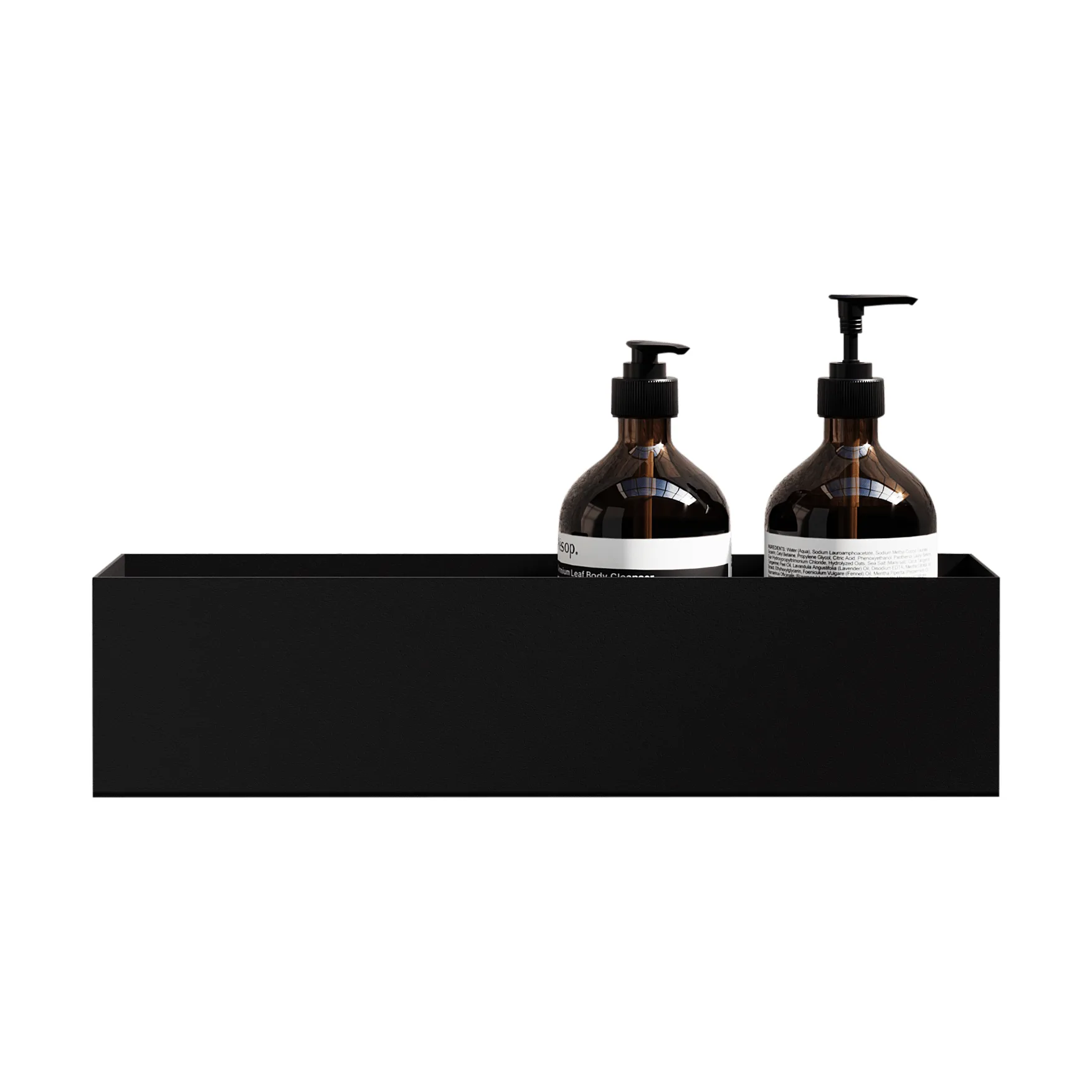 Nichba ραφιέρα ντους, Black, 40 εκ. Nichba