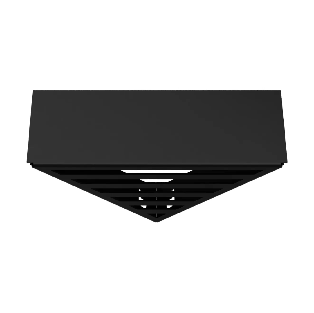 Nichba ραφιέρα ντους, Black, γωνία Nichba