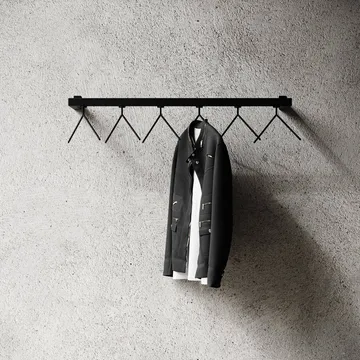 Nichba HangSys κρεμάστρα ρούχων - Black, 100 εκ. - Nichba