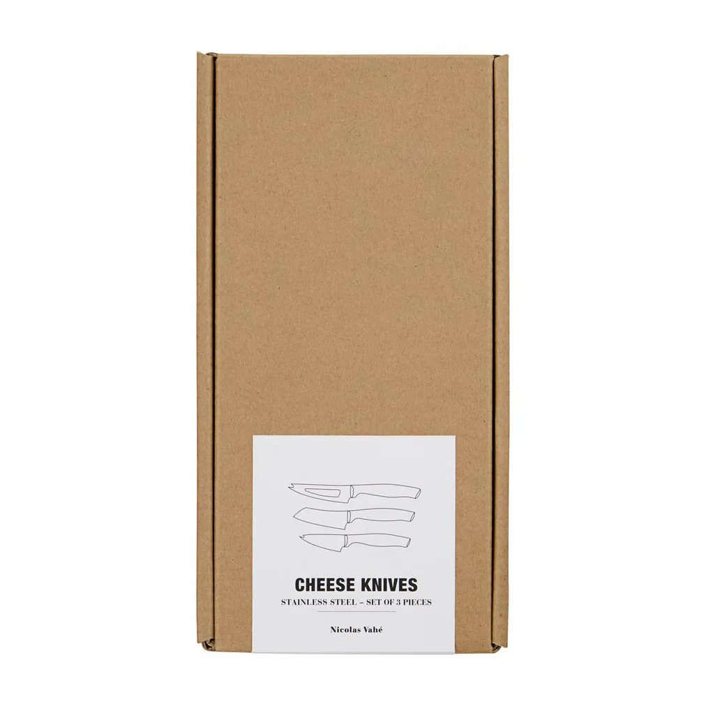 Σετ μαχαιριών τυριού Fromage 3 τεμαχίων, Ανοξείδωτο ατσάλι Nicolas Vahé
