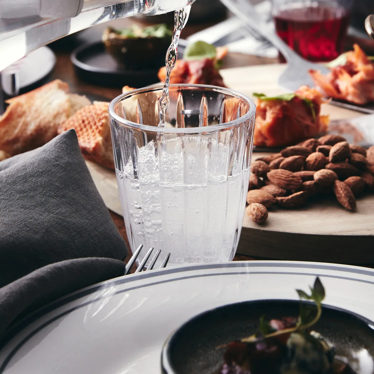 Groove ποτήρι ποτού 20 cl Συσκευασία 4 τμχ., Διαφανές Nicolas Vahé