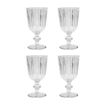 Groove ποτήρι κρασιού 24 cl Συσκευασία 4 τεμαχίων - Διαφανές - Nicolas Vahé