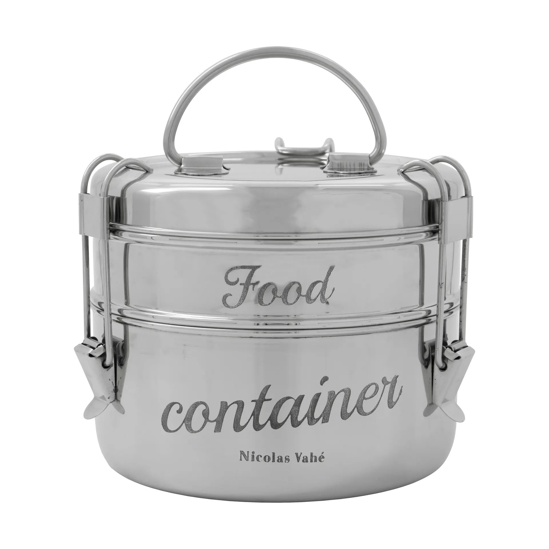 Nicolas Vahé τάπερ 2 τεμ., Silver finish, Ø18 cm Nicolas Vahé