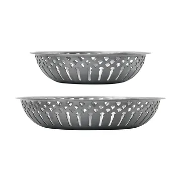 Nicolas Vahé καλαθάκι ψωμιού 2 τεμ. - Αντικέ ασημένιο φινίρισμα - Nicolas Vahé