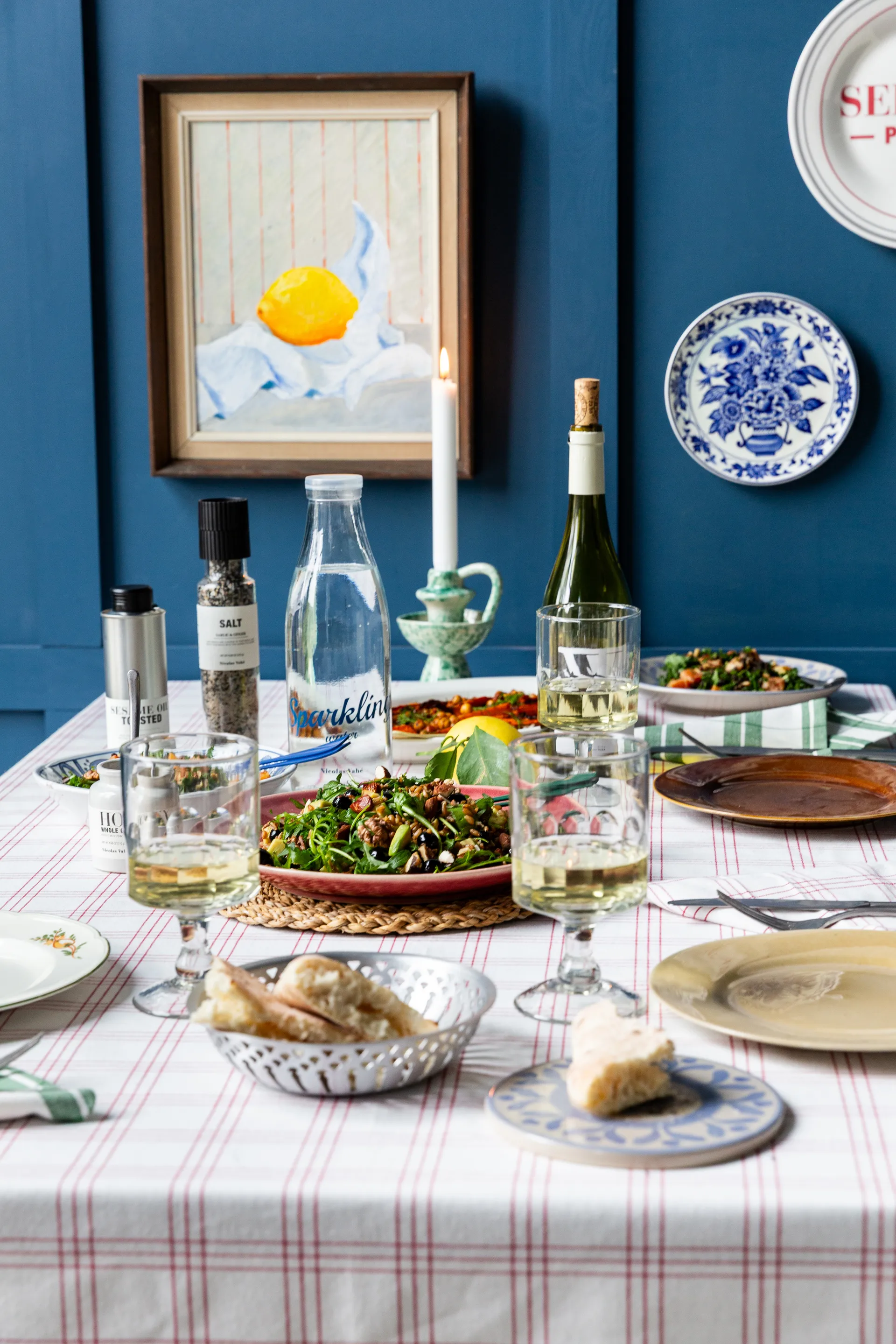 Nicolas Vahé καλαθάκι ψωμιού 2 τεμ., Αντικέ ασημένιο φινίρισμα Nicolas Vahé